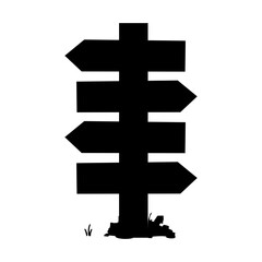 Obraz premium yen currency symbol, wood sign for direction