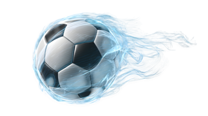 soccer ball isolated on white