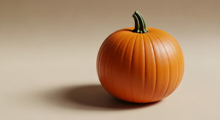 Obraz premium Celebrate autumn with this vibrant pumpkin, perfect for seasonal designs, harvest themes, or Thanksgiving graphics and festive decorations