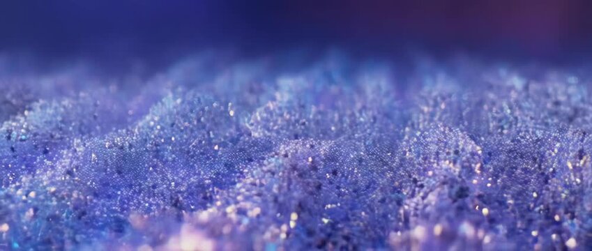 Sound waves traveling through space. See the abstract visualization of vibrating air molecules compressing and rarefying.