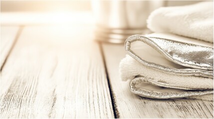 reassurance. Folded emergency blanket with silver lining, conveying reassurance for Japan's Disaster Prevention Day. public awareness campaigns.