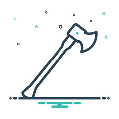 Mix icon for axe