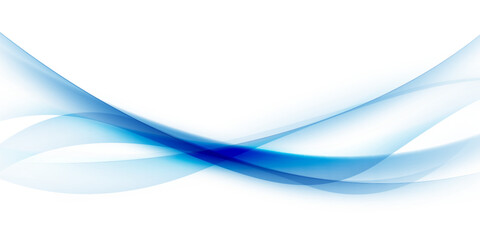 Obraz premium Modern blue wave abstract background design. Vector illustration.