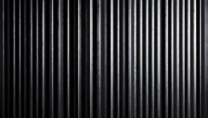 Metallic Elegance: A minimalist composition of vertical metal tubes creates an interesting pattern and texture, evoking a sense of refined industrial design.