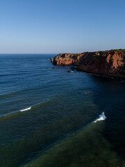 C&ocirc;tes portugaises vues de drone