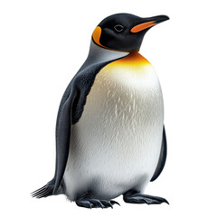 Obraz premium Penguin isolated on transparent background.