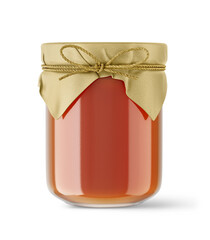 Honey Glass Jar without label with Paper Lid