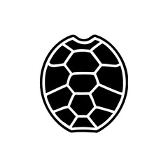Obraz premium turtle shell icon. Vector illustration isolated o white background
