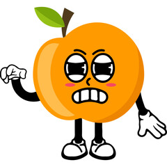 Cute Cartoon Orange Character