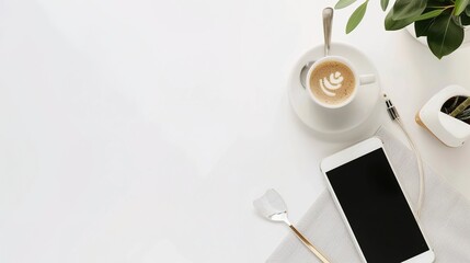 Minimalist style design with a clean white background, featuring simple, sleek, and uncluttered visual elements that convey a modern, pure, and elegant vibe. Ideal for use in graphic design, website l