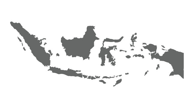 indonesia country map vector illustration