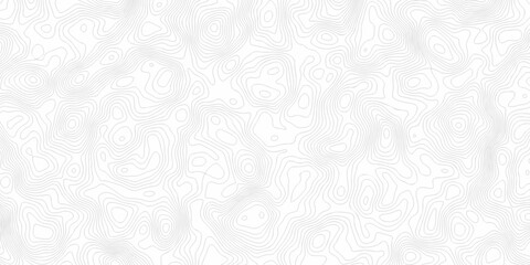 white topography map geography relief diagram texture design. Topography white background and black line world map texture design. Lines Topographic contour lines grid map seamless pattern.	
