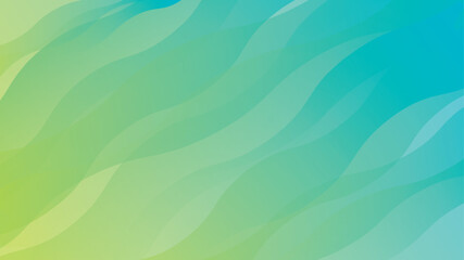 Green abstract wave background vector illustration elegan wavy design EPS 10