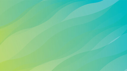Green abstract wave background vector illustration elegan wavy design EPS 10