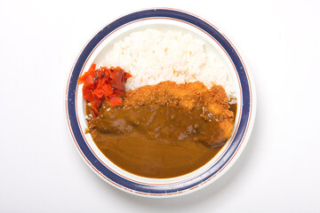 食堂のカツカレー