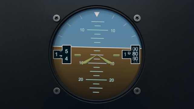 horizonte artificial, aeronave, avi&atilde;o, instrumento, UHD, 4k, helicoptero, vetor, realista, perdendo altitude, pousando, pouso