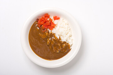 食堂のカレーライス