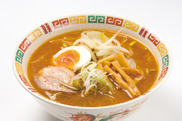 食堂の味噌ラーメン