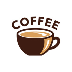 Obraz premium Coffee cup with text drink beverage