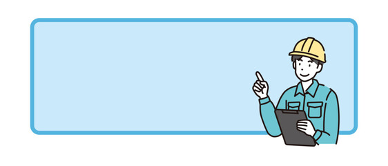 Fototapeta premium 作業員 業者