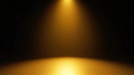 Golden Curtains and Bright Spotlight on a Dark Stage Background for Elegant Theatrical Performances Awards Shows or Luxury Event Presentations with Dramatic Lig
