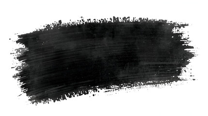black paint brush strokes
