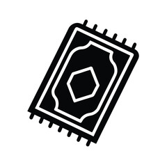 Arab Rug Vector Icon with Heritage Feel