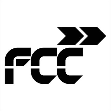 Federal communications commission logo on white background