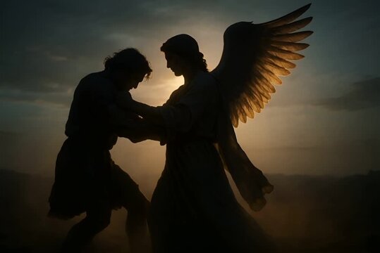 Jacob Wrestles an Angel Till Sunrise: Blood Mixing with Blessing in the Dust