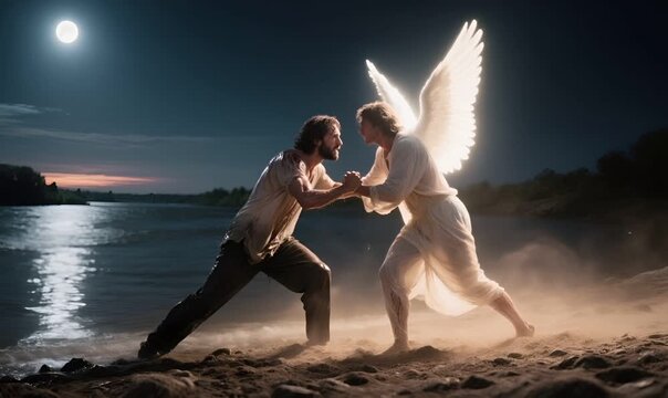 Jacob Wrestles an Angel Till Sunrise: Blood Mixing with Blessing in the Dust