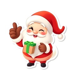 santa claus with gifts