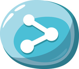 Cartoon Button Icon