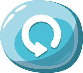 Cartoon Button Icon