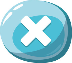 Cartoon Button Icon
