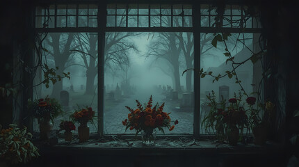 window in the forest