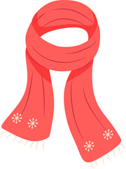 Winter Scarf Illustration
