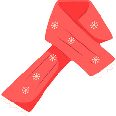 Winter Scarf Illustration