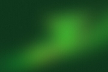 Abstract background green gradient with blur effect and fine grain Slightly noise texture.