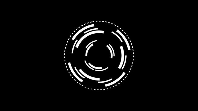 Loading circle. Loading Animation Icon on transparent background. Download progress. Preload animation. Animation