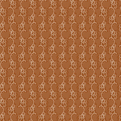 Elegant Baroque Swirl Damask Pattern