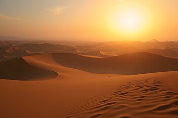 Giant Sand Dunes Casting Long