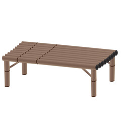 bamboo-bed-tradional-thai-furniture-vector