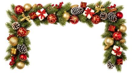 A cherished holiday moment a joyful child on Santa Claus's lap, next to a festive Christmas tree adorned with gifts, embodying the magic and wonder of the season