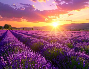 Fototapeta premium Lavender Dusk