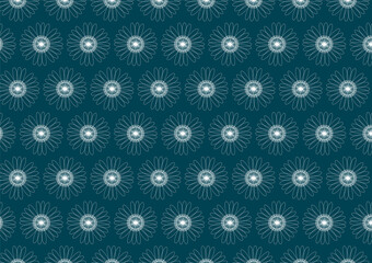 seamless floral pattern green vibe showing picture