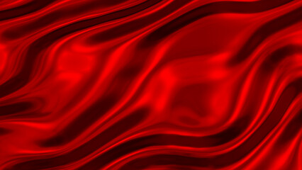 Red  chrome metal background, shiny  satin metal pattern texture, silky liquid chrome waves.