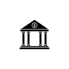 Central Bank Icon Multiple Style Collectionvector illustration, eps 10