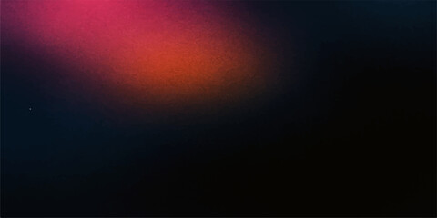 Abstract wave of colorful lights on a dark blue backdrop with a soft glow