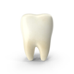 3d tooth, isolated PNG
