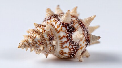 Obraz premium Tiny barnacle isolated on white background